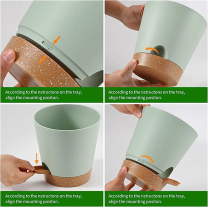 Self-Watering Plant Pots (5 Pack)