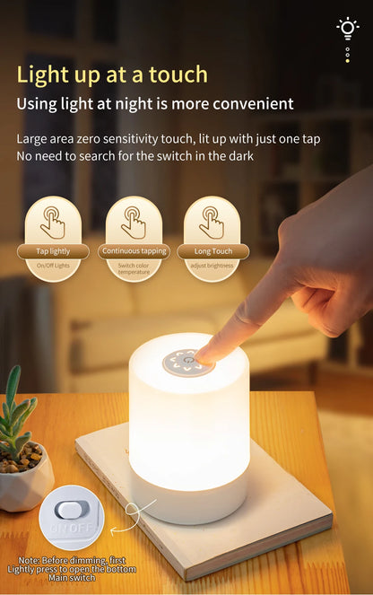 Touch Control Bedside Lamp