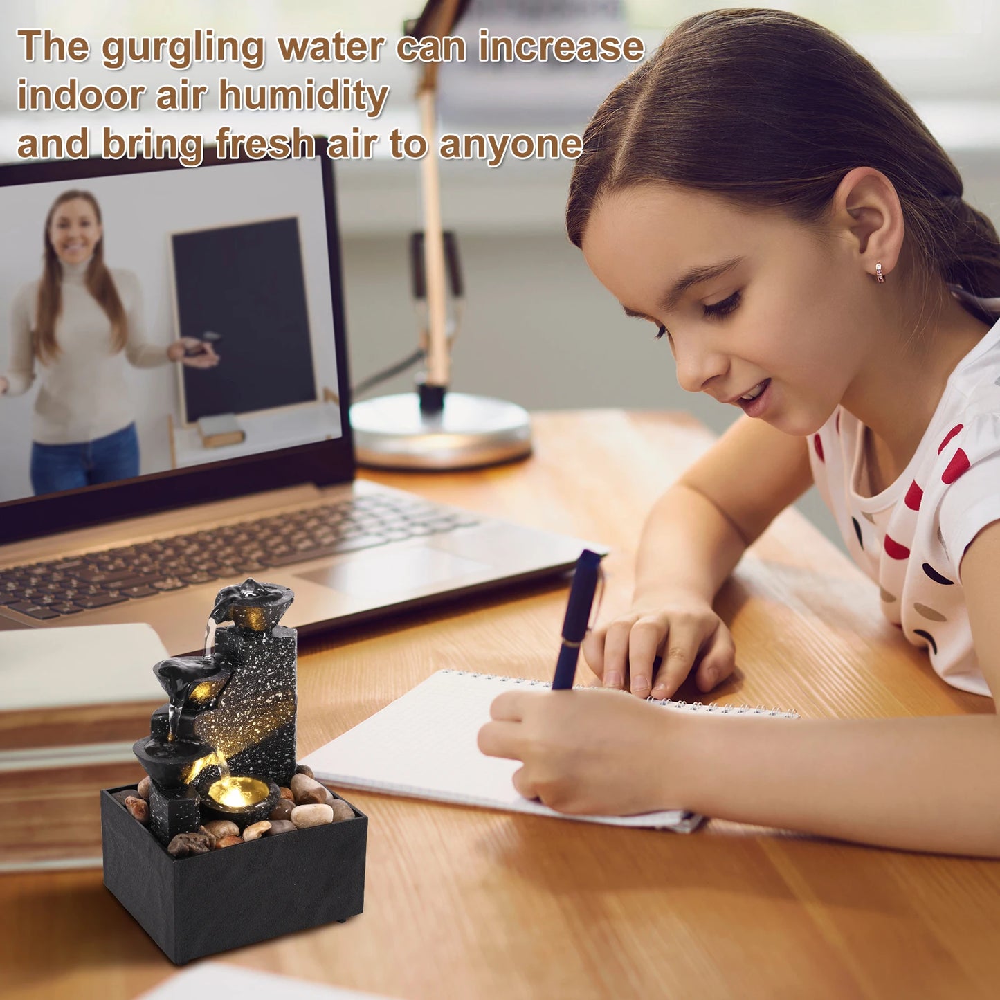 Zen Waterfall Fountain