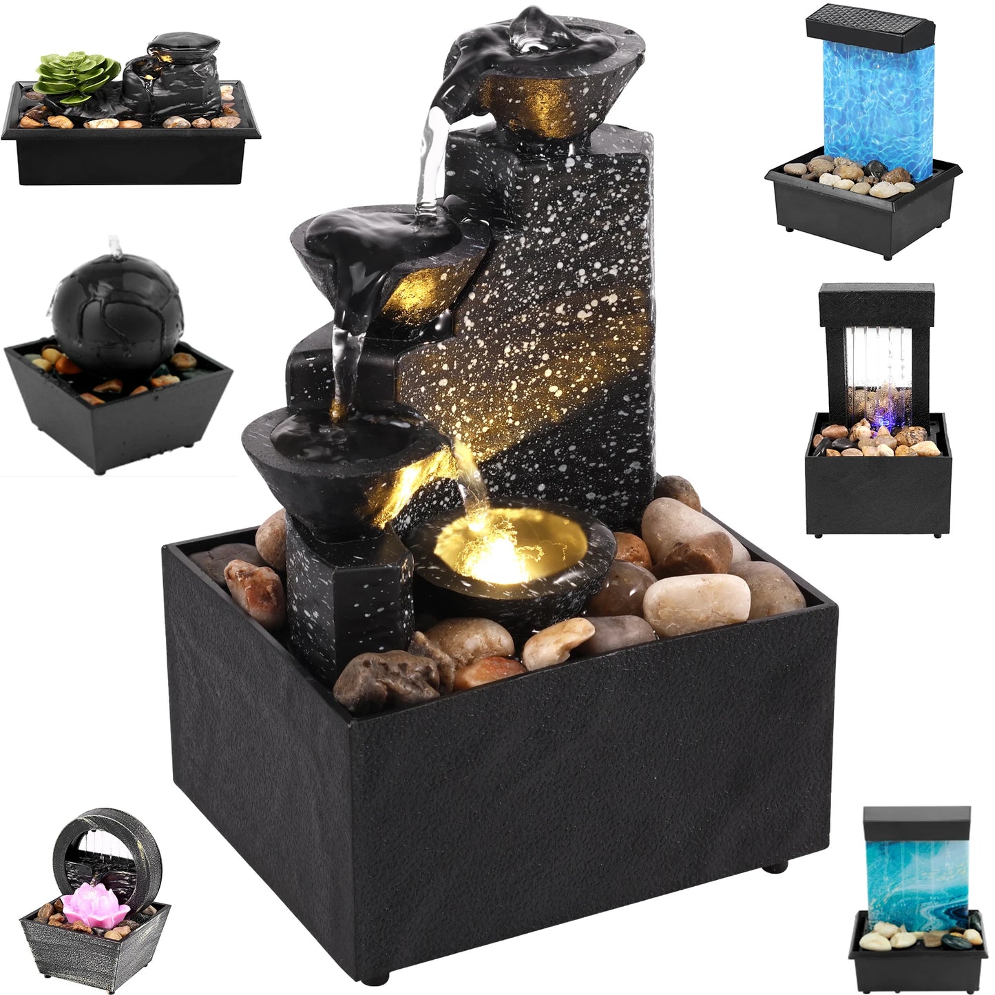Zen Waterfall Fountain