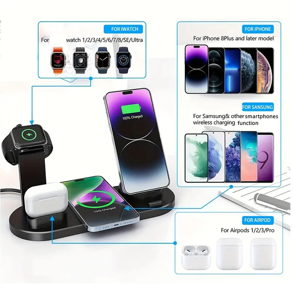 3-in-1 Wireless Charging Station