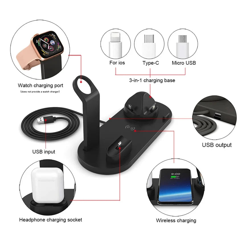 3-in-1 Wireless Charging Station