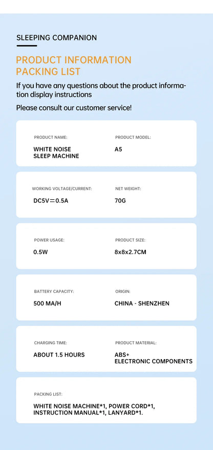 Portable White Noise Machine