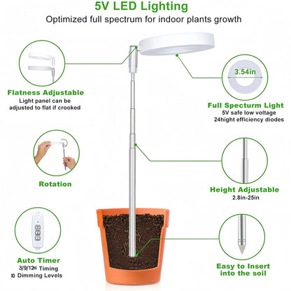 Adjustable LED Plant Grow Light