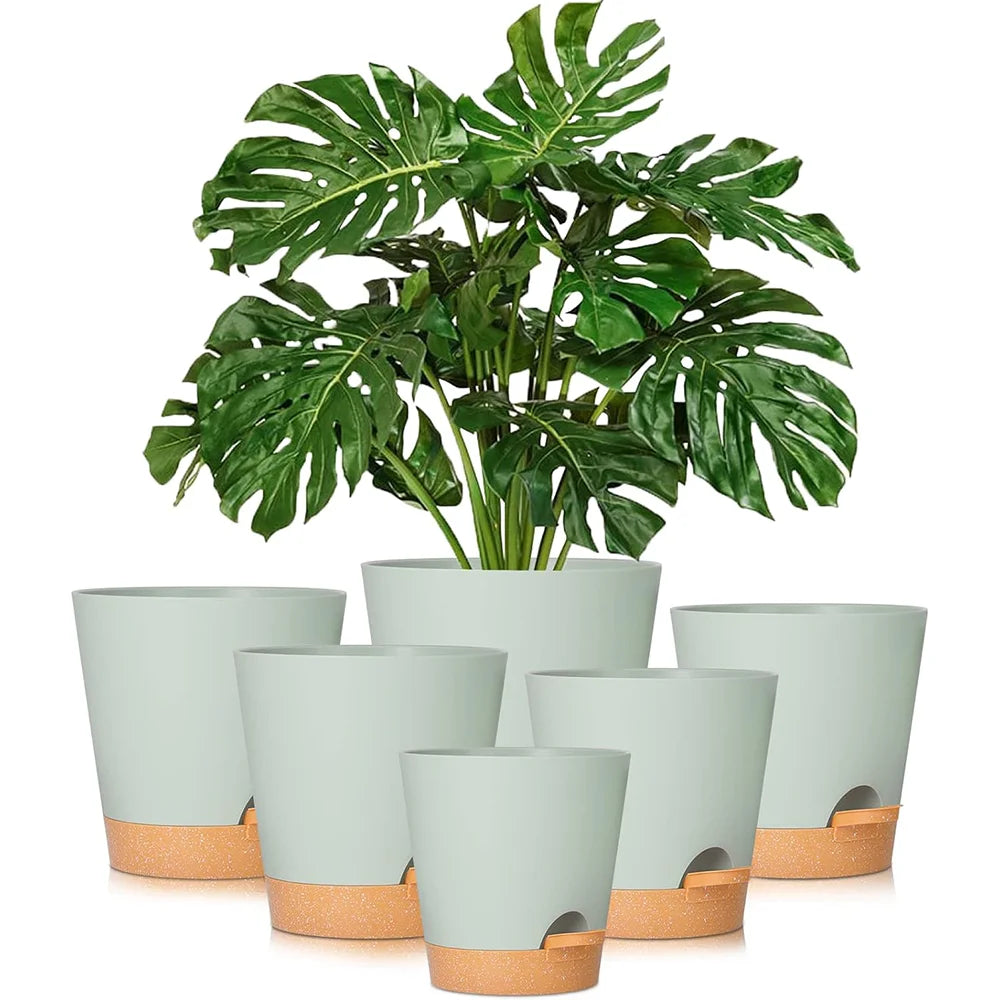 Self-Watering Plant Pots (5 Pack)