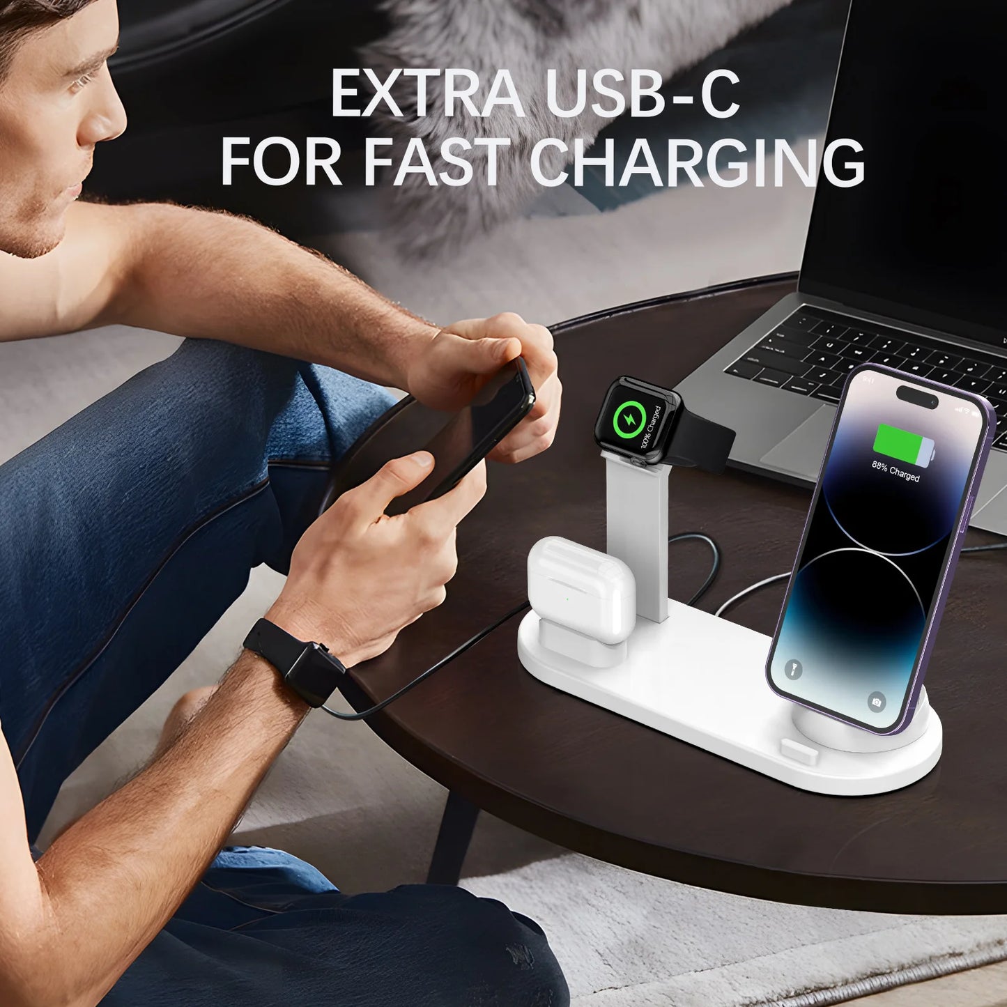 3-in-1 Wireless Charging Station