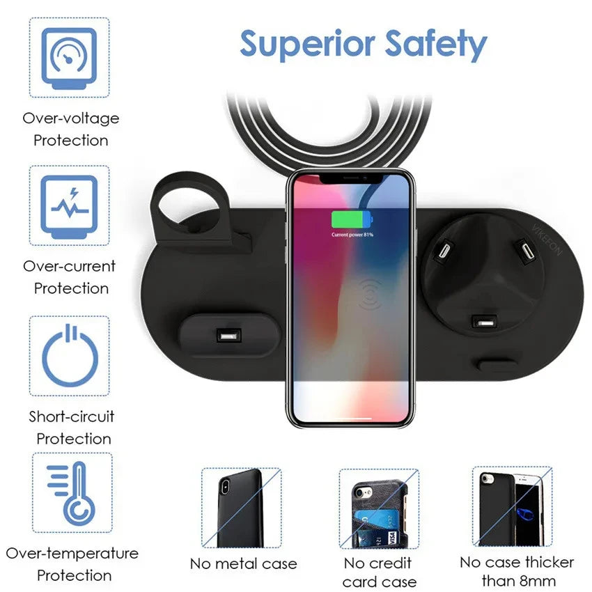 3-in-1 Wireless Charging Station